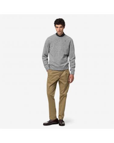 PULL K-WAY SEBASTIEN FLEECE STICH  GRIS