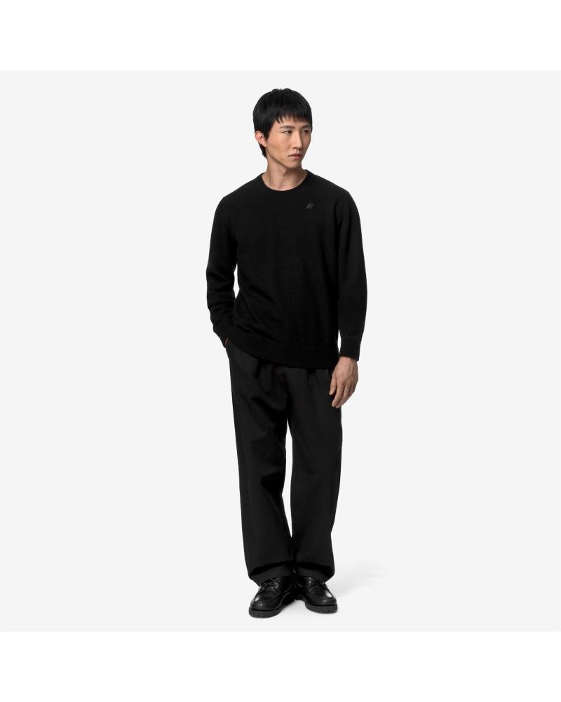 PULL K-WAY SEBASTIEN FLEECE STICH NOIR