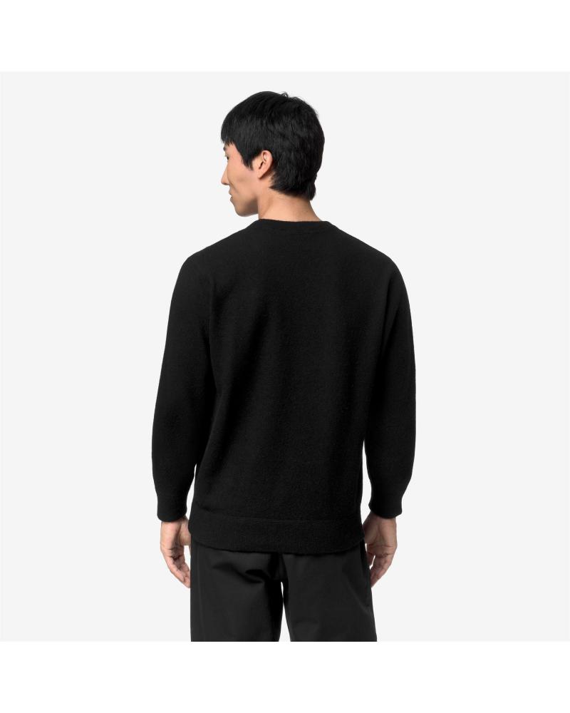 PULL K-WAY SEBASTIEN FLEECE STICH NOIR