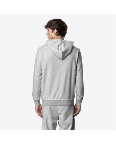 VESTE SWEAT K-WAY ANTHONY HEAVY FLEECE  GRIS