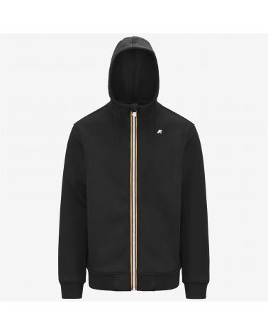 VESTE SWEAT K-WAY RAINER SPACER NOIR