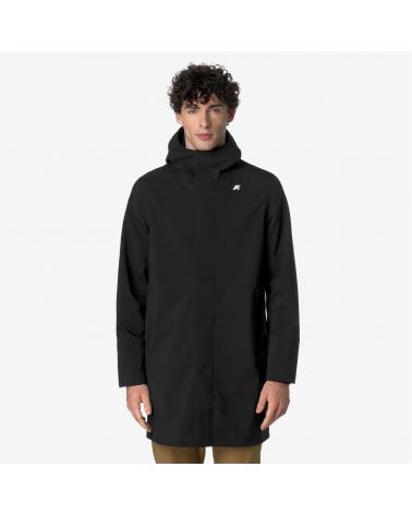 Veste K-WAY Thomas Bonded  Black-Blue Depht NOIR