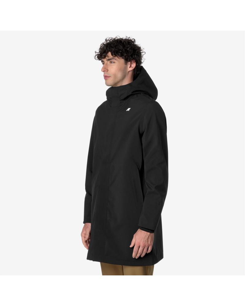 Veste K-WAY Thomas Bonded  Black-Blue Depht NOIR