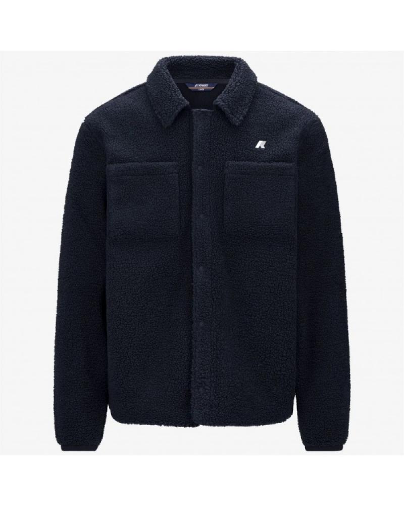 SURCHEMISE K-WAY  CAMERON SHERPA POLAR  MARINE
