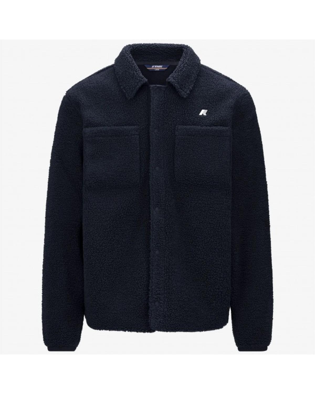 SURCHEMISE K-WAY  CAMERON SHERPA POLAR  MARINE