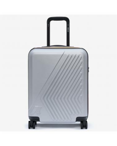 VALISE K-WAY EUDOXIE LOGO GREY MID GRIS 