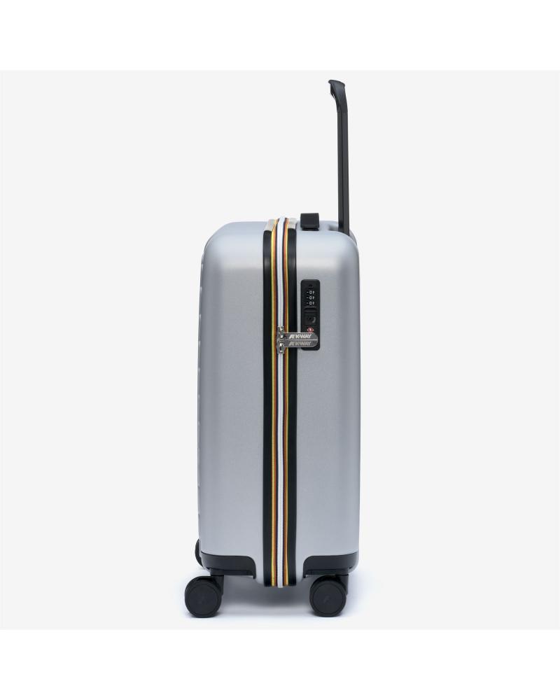 VALISE K-WAY EUDOXIE LOGO GREY MID GRIS 