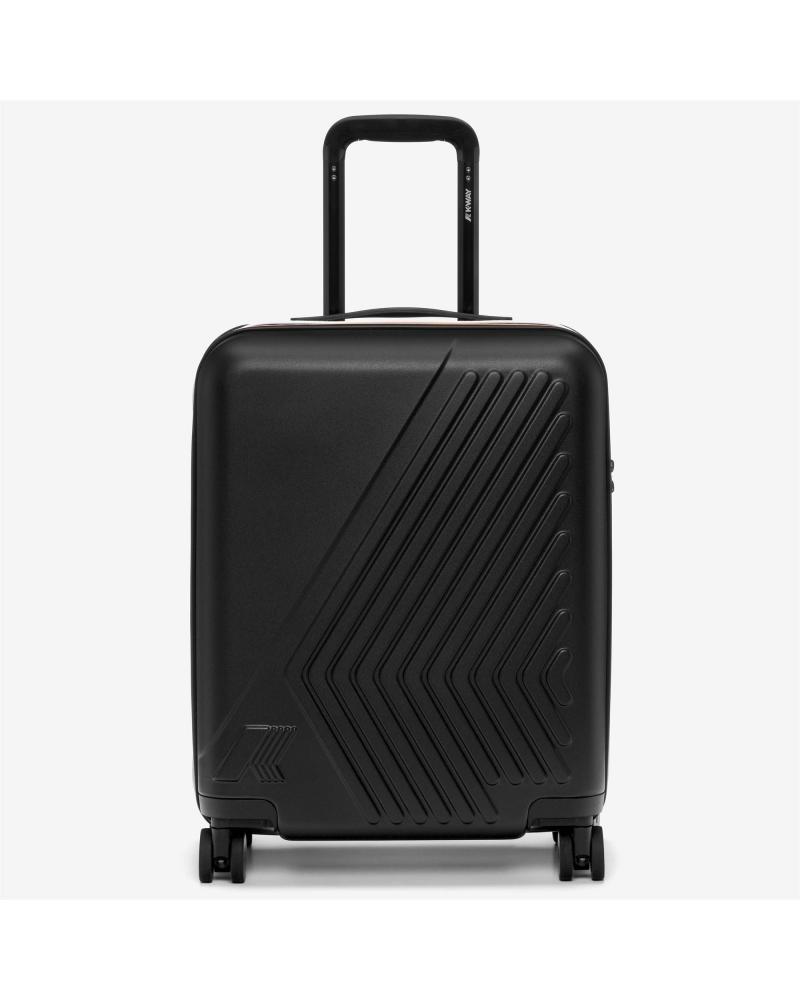 VALISE K-WAY EUDOXIE LOGO MARINE BLACK PURE