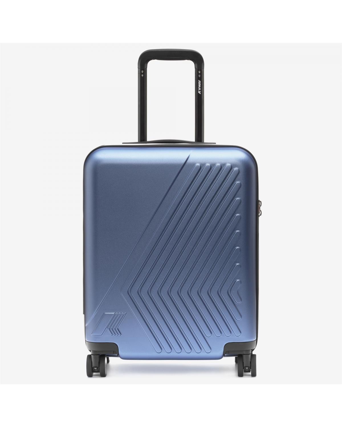 VALISE K-WAY EUDOXIE LOGO BLUE WI LD BLEU ACIER