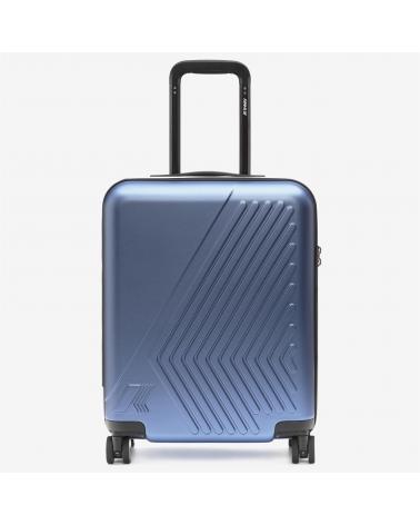 VALISE K-WAY EUDOXIE LOGO BLUE WI LD BLEU ACIER