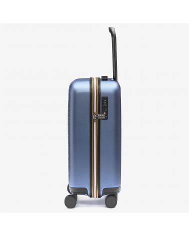 VALISE K-WAY EUDOXIE LOGO BLUE WI LD BLEU ACIER