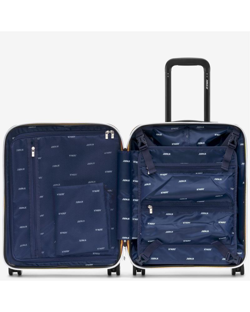 VALISE K-WAY EUDOXIE LOGO BLUE WI LD BLEU ACIER