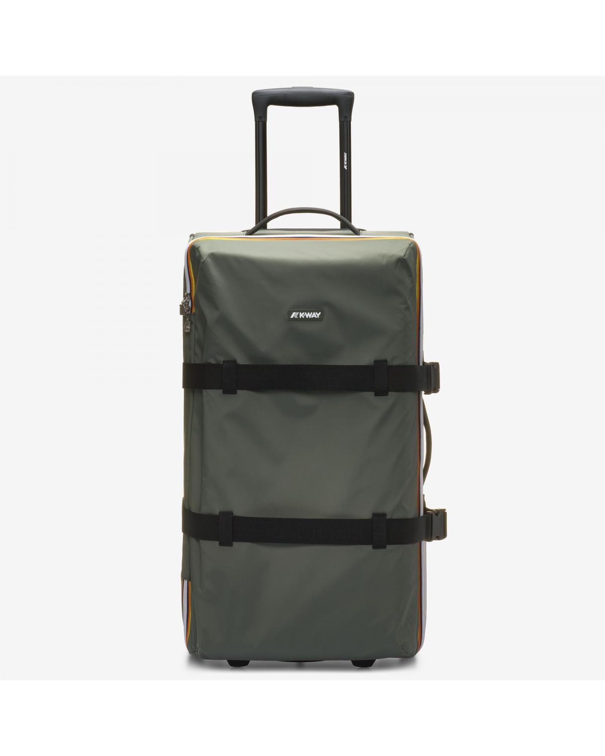 VALISE K-WAY BLOSSAC GREEN BLACK KAKI