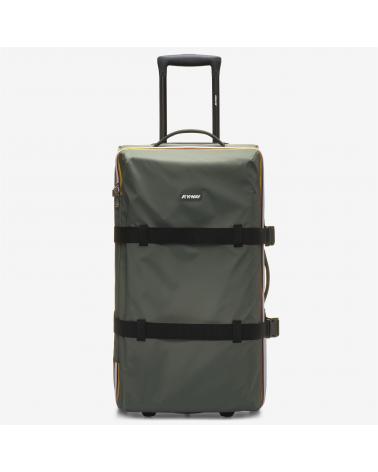 VALISE K-WAY BLOSSAC GREEN BLACK KAKI