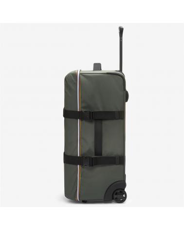 VALISE K-WAY BLOSSAC GREEN BLACK KAKI