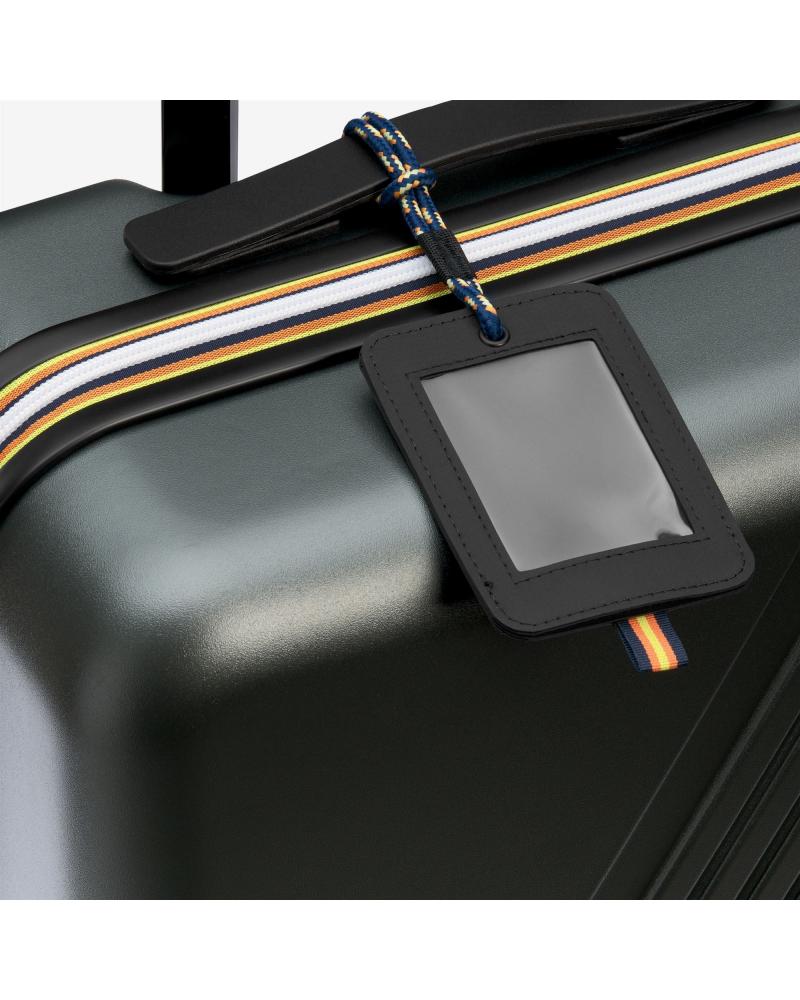 VALISE K-WAY EUDOXIE LOGO KAKI GREEN BLACKISH 