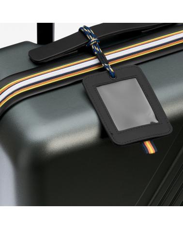 VALISE K-WAY EUDOXIE LOGO KAKI GREEN BLACKISH 
