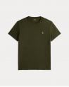 T-shirt  Ralph Lauren en jersey à col rond OLIVE KAKI