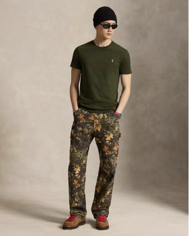 T-shirt  Ralph Lauren en jersey à col rond OLIVE KAKI