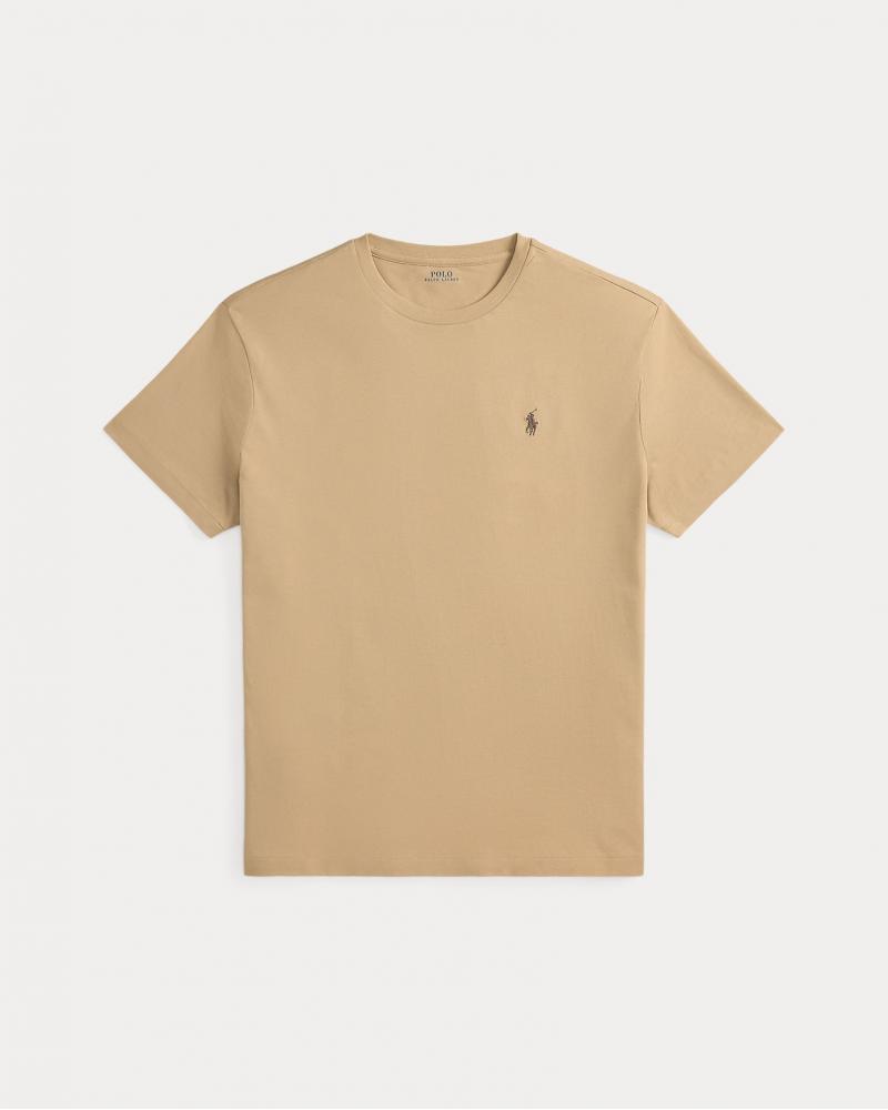 T-shirt  Ralph Lauren en jersey à col rond BEIGE
