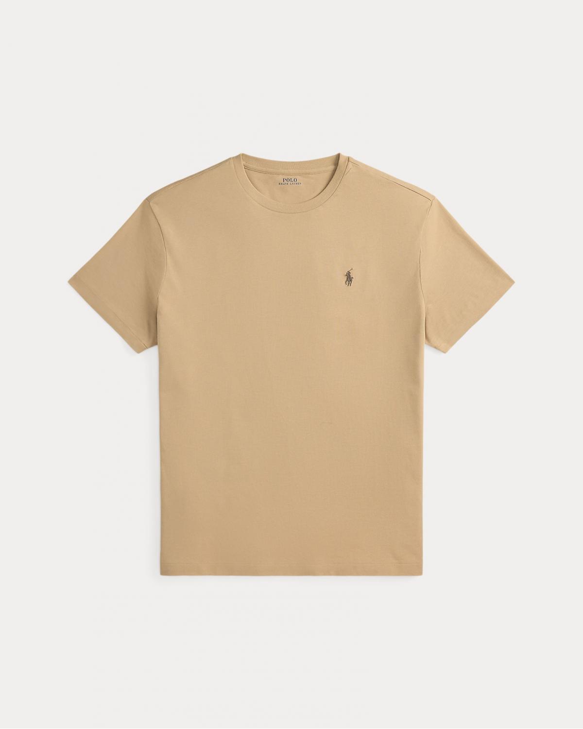 T-shirt  Ralph Lauren en jersey à col rond BEIGE