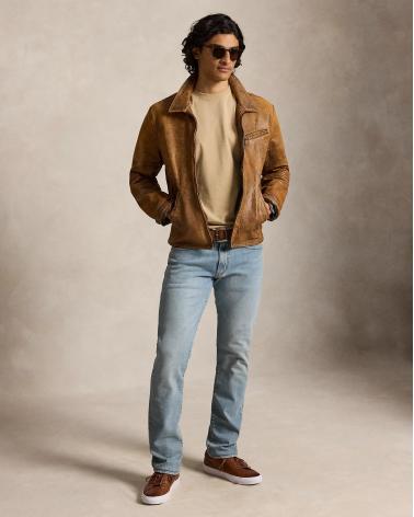 T-shirt  Ralph Lauren en jersey à col rond BEIGE