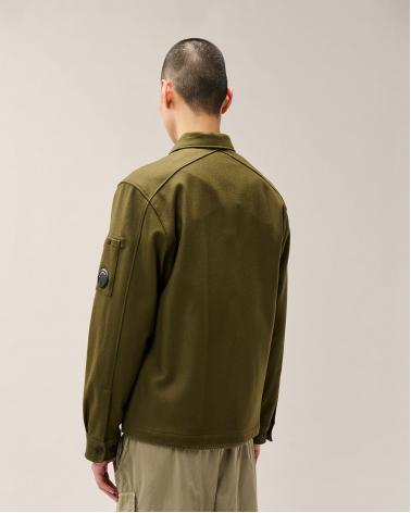 BLOUSON OVERSHIRT FELTED WOOL C.P. COMPANY S216A 683 KAKI 