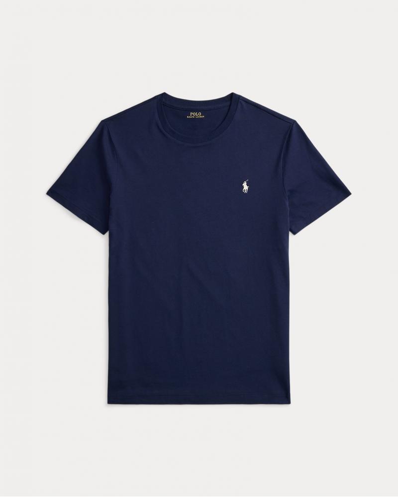 T-shirt  Ralph Lauren en jersey à col rond MARINE