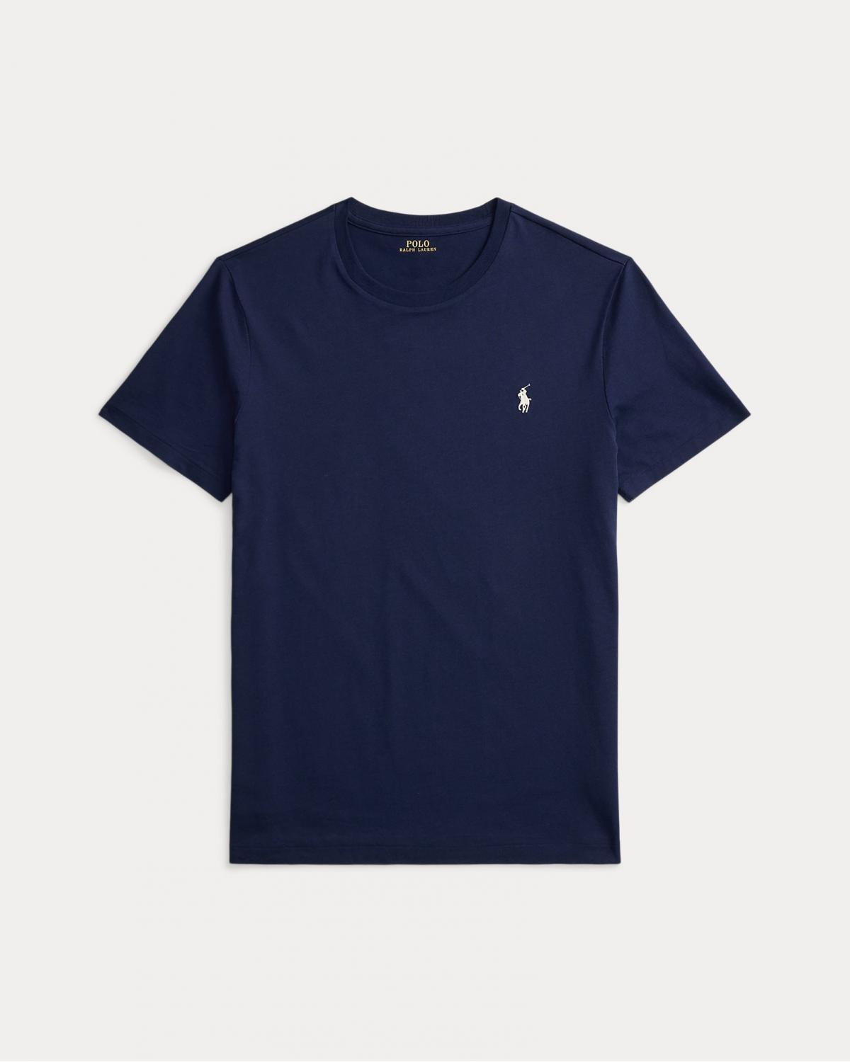 T-shirt  Ralph Lauren en jersey à col rond MARINE