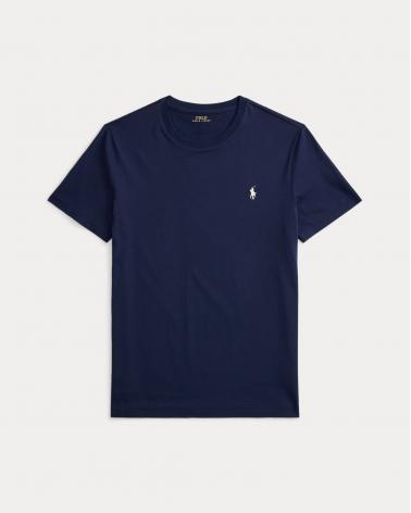 T-shirt  Ralph Lauren en jersey à col rond MARINE