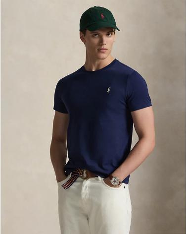 T-shirt  Ralph Lauren en jersey à col rond MARINE