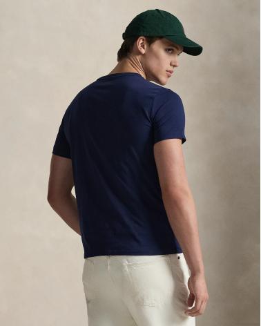 T-shirt  Ralph Lauren en jersey à col rond MARINE