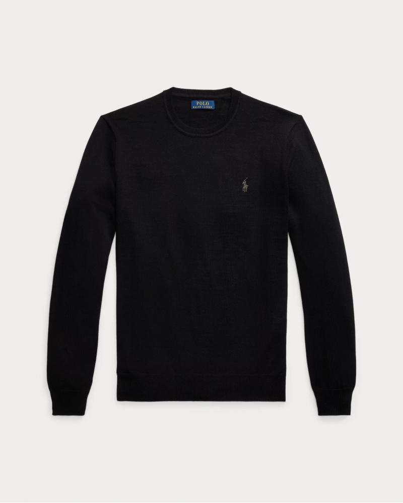 PULL COL ROND RALPH LAUREN NOIR