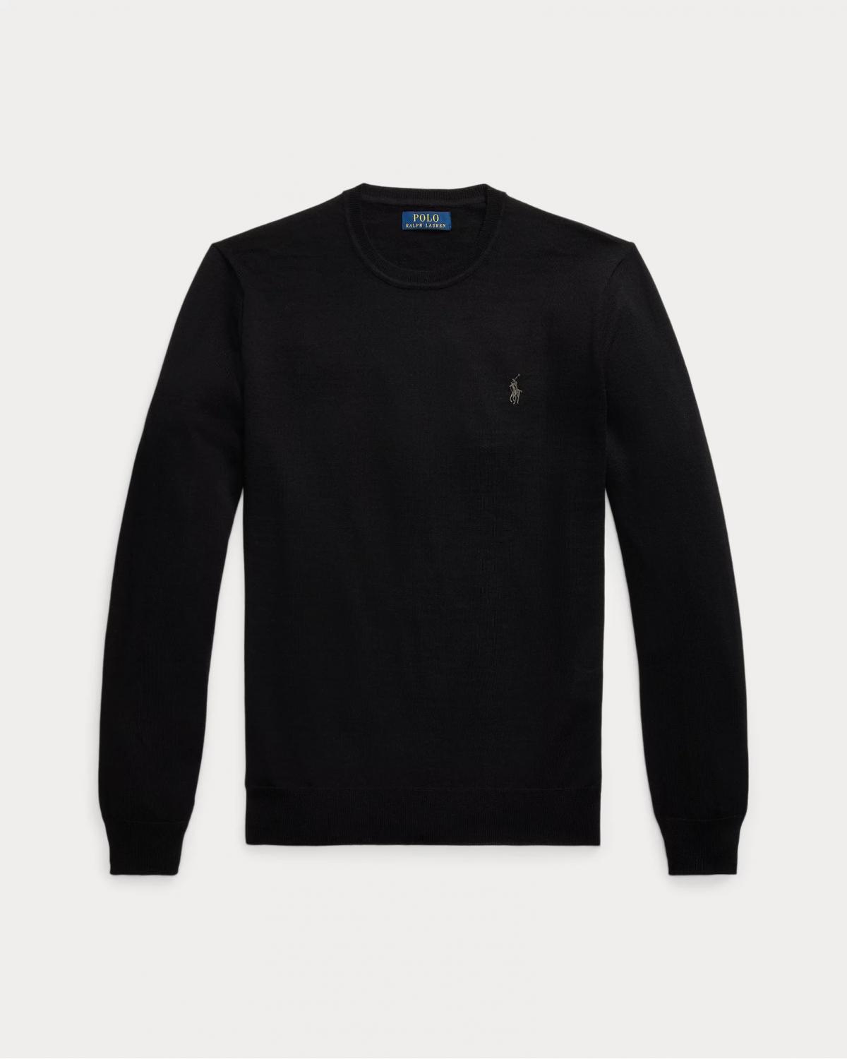PULL COL ROND RALPH LAUREN NOIR