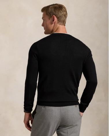 PULL COL ROND RALPH LAUREN NOIR