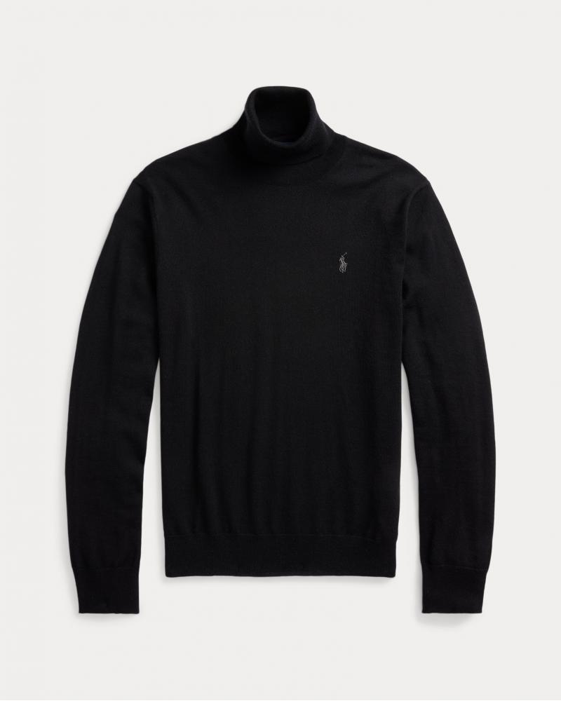 PULL COL ROULE RALPH LAUREN NOIR