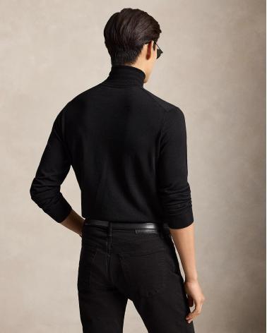 PULL COL ROULE RALPH LAUREN NOIR
