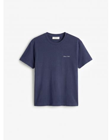 T-shirt ajusté à logo script Ajusté MARINE