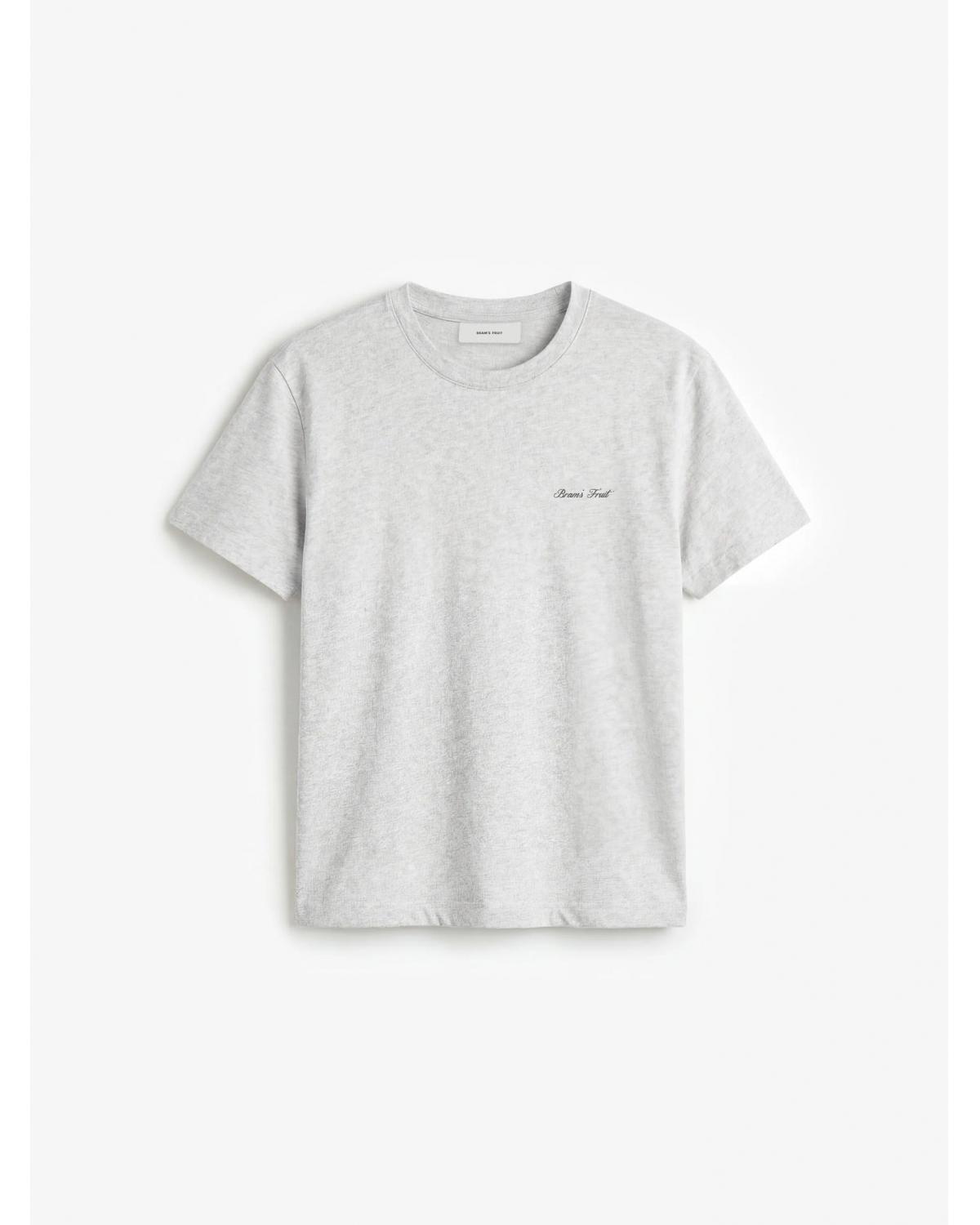 T-shirt ajusté à logo script Ajusté GRIS