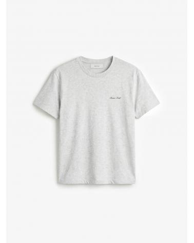 T-shirt ajusté à logo script Ajusté GRIS