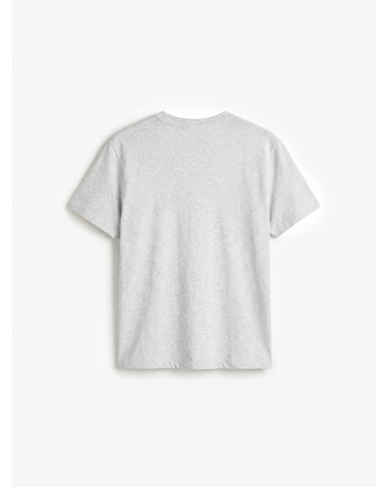 T-shirt ajusté à logo script Ajusté GRIS