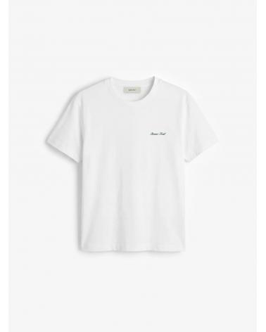 T-shirt ajusté à logo script Ajusté BLANC