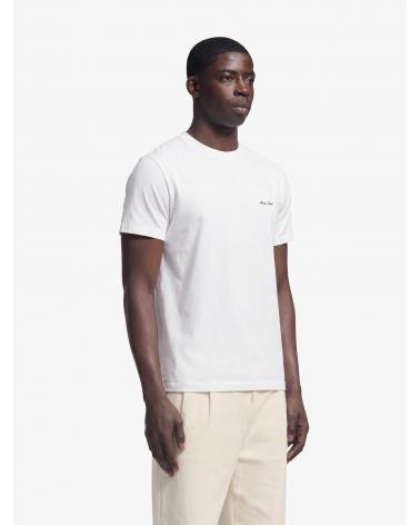 T-shirt ajusté à logo script Ajusté BLANC