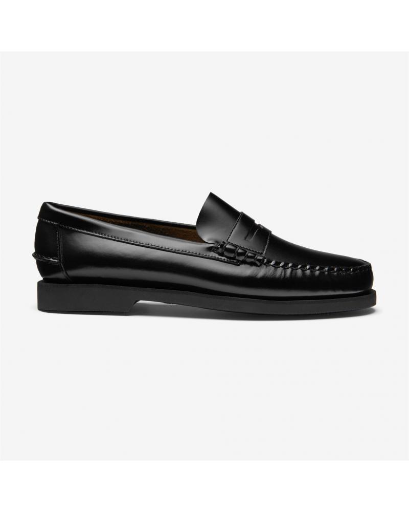 MOCASSIN SEBAGO DAN PO LT CUIR NOIR