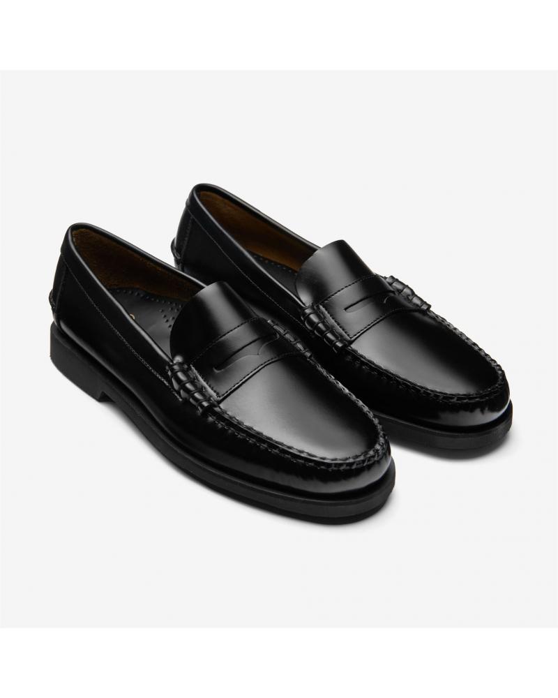 MOCASSIN SEBAGO DAN PO LT CUIR NOIR