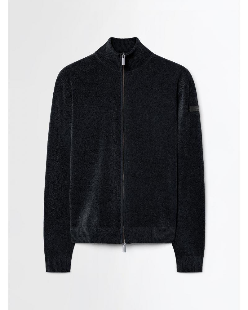 GILET RRD FULL ZIP VELOURS LEAD  11 GRIS 