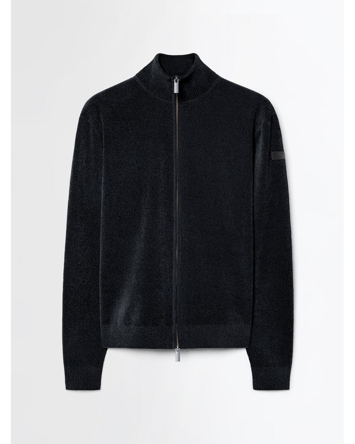 GILET RRD FULL ZIP VELOURS LEAD  11 GRIS 