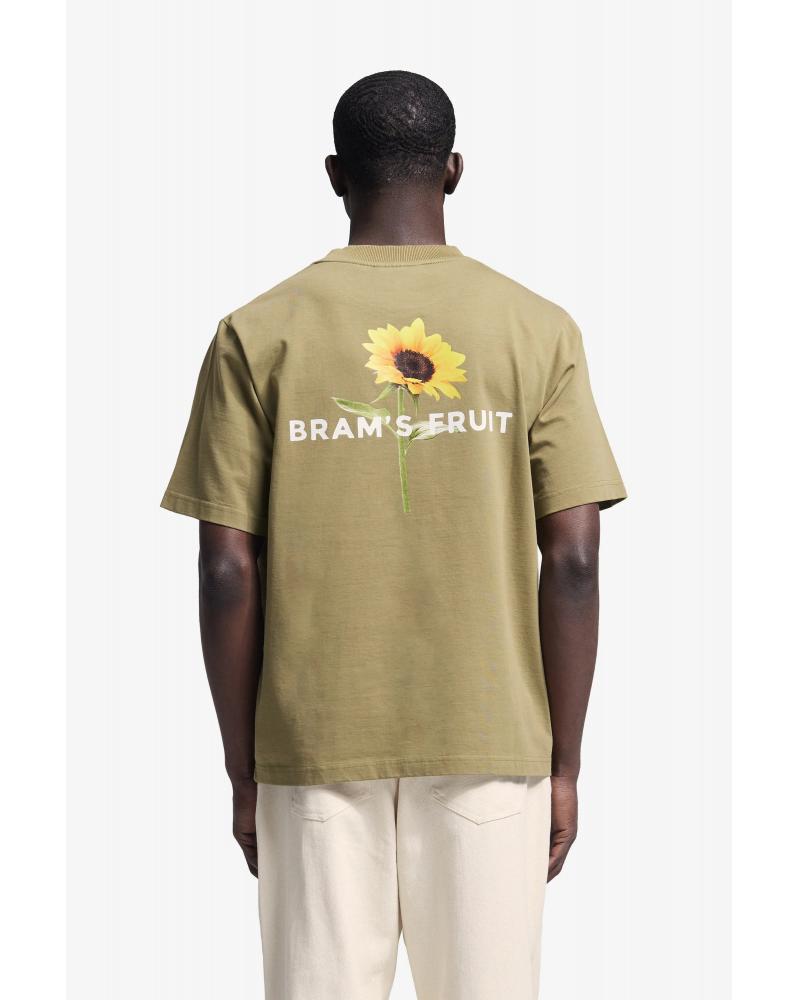 TEE SHIRT BRAMS FRUIT SUNFLOWER KAKI