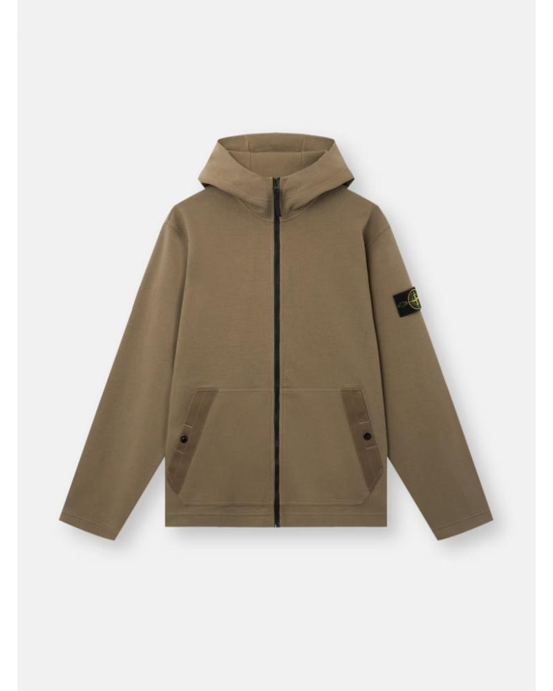 SWEATER HOODIE STONE ISLAND 6100020 S0472  005G  VERT MILITAIRE