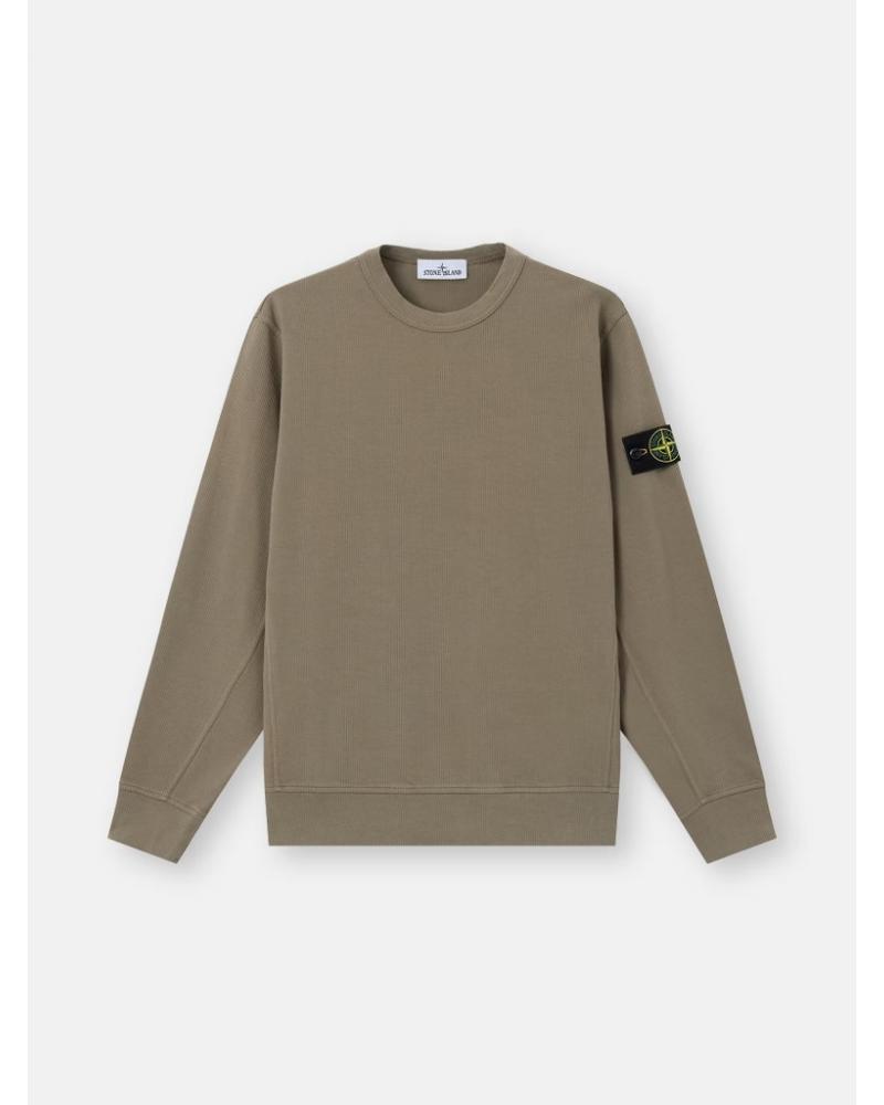 SWEAT STONE ISLAND 6100017  S0472  005G  VERT MILITAIRE